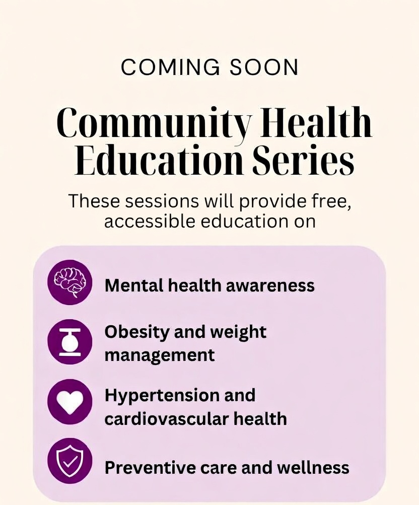 Coming Soon: Community Health Education Series